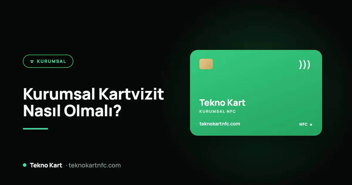 Kurumsal kartvizit nasıl olmalı: ölçüler ve tasarım kuralları