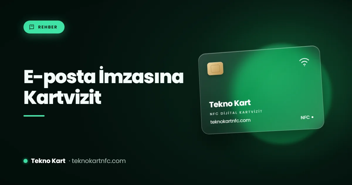 E-posta imzasına dijital kartvizit ekleme: Gmail ve Outlook