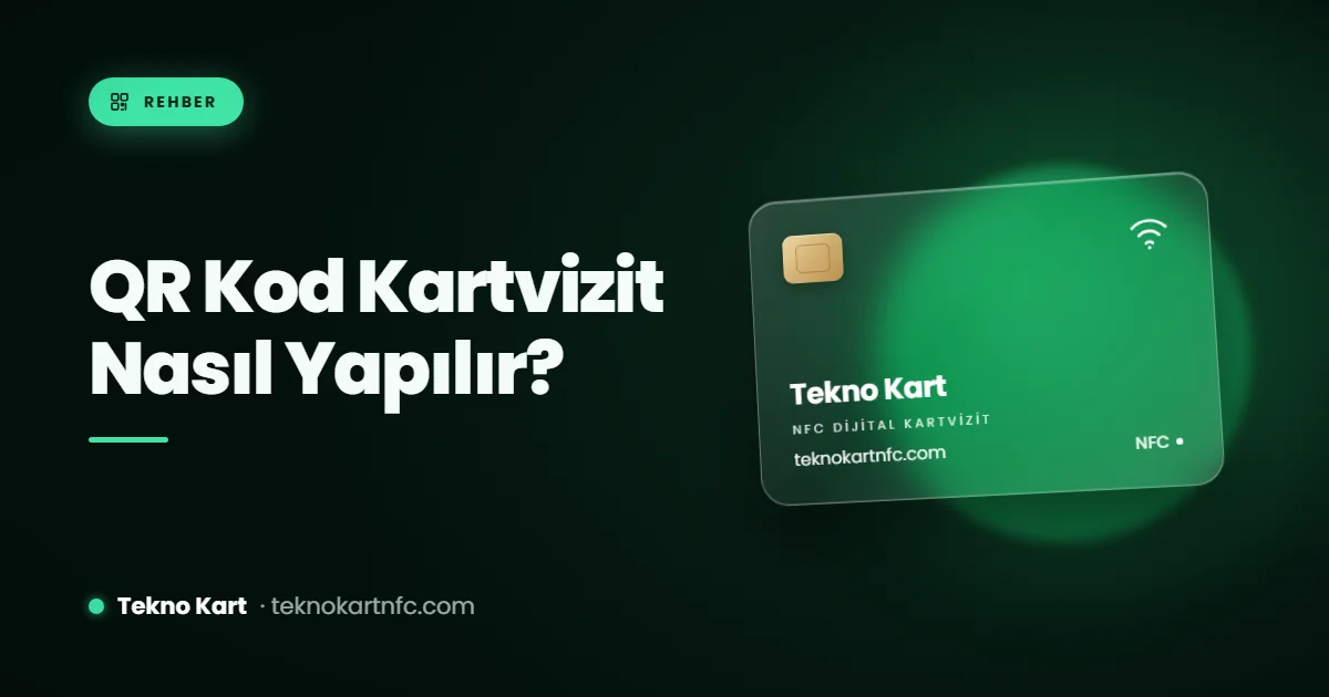 QR kod kartvizit nasıl yapılır: profil adresi, boyut ve baskı kuralları
