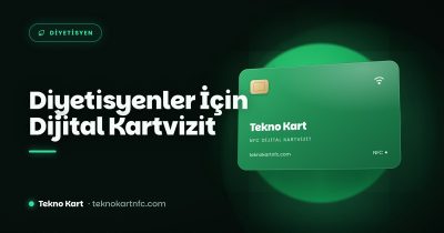 Diyetisyenler için NFC dijital kartvizit