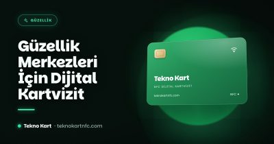 Güzellik merkezleri için NFC dijital kartvizit