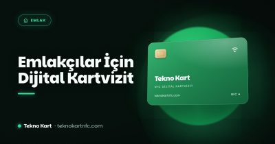 Emlak Danışmanları İçin NFC Dijital Kartvizit