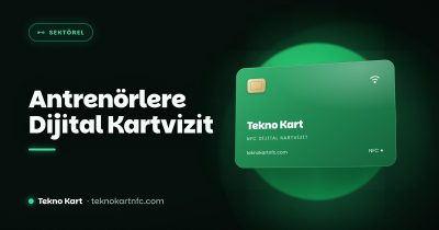 Kişisel antrenörler için NFC dijital kartvizit kapağı
